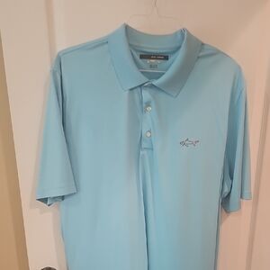 Greg Norman Collection XXL Sky Blue Polo Shirt
